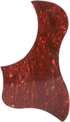Acoustic Guitar Pickguard Guitar Red Self Adhesive Anti-Scratch Sticker Guitar Tortoise Shell Guard Protective Plate Cool Guitar Accessories Gifts in Saudi Arabia