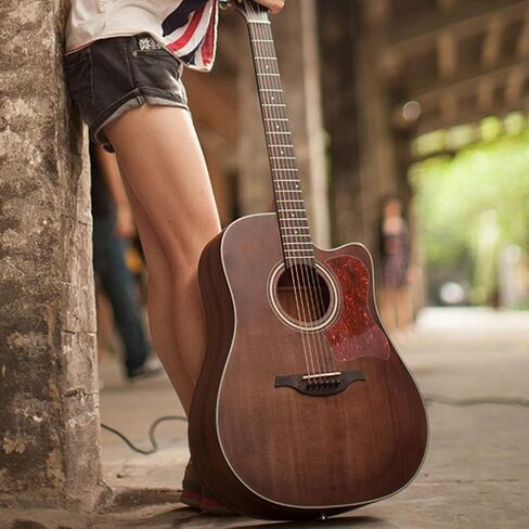 Acoustic Guitar Pickguard Guitar Red Self Adhesive Anti-Scratch Sticker Guitar Tortoise Shell Guard Protective Plate Cool Guitar Accessories Gifts in Saudi Arabia