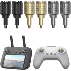 LKTOP 2 أزواج عصا التحكم البديلة عصا التحكم الإبهام لـ DJI RC Pro، عصا التحكم عن بعد لـ DJI Mini 3 Pro/Air 2S/Mavic 3 Pro/Mavic 3 Pro Cine/Mavic 3 Classic/Mavic 3/Mavic 3 Cine