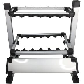 Pactrade Marine Fishing Rod Stand (12 to 24 Slots) - Fishing Pole Rack for Garage, Home, Cabin Floor | Cushioned, Lightweight, Easy-Access, Easy-Assembly | Great for Golf Clubs, Cue Sticks, and More
