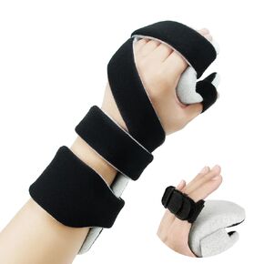 OSK Soft Functional Resting Hand Splint with Finger Separator,Stroke Hand Brace By Restorative Medical,Wrist Brace For Carpal Tunnel,Immobilizer Muscle Atrophy Rehabilitation(Right,Small)
