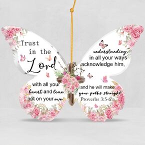 علامة اقتباس ملهمة ديكور زينة عيد الميلاد - اقتباس التخرج خلفك، كل لوحة ذكرياتك - هدايا عيد الميلاد للنساء - تذكار علامة أكريليك على شكل فراشة in Kuwait