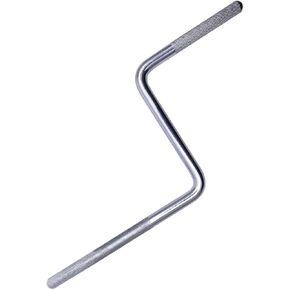 Percussion Cowbell Mount Rod Z-Shaped Rod for Drum Set Percussion Accessories Cowbell Clamp Mounting Latin Percussion Mounting 3/8" Rods