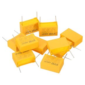 مكثفات أمان PATIKIL، 10 عبوات 2.2 فائق التوهج AC 310V 27.5 مم دبوس الملعب 31.5 × 21.5 × 13 مم مجموعة متنوعة من مكثفات فيلم البولي بروبيلين للمنتجات الإلكترونية التي تصنعها بنفسك