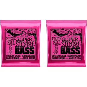 Ernie Ball P02834 ^2 Super Slinky Bass Strings 45-100,2 Pack