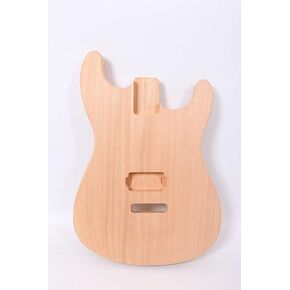 Unfinished Guitar Body mahogany Wood Electric Guitar replacement DIY Guitar St style