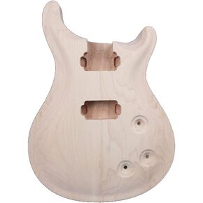 Electric guitar body Mahogany Solid wood Flame Maple Veneer Set In For PRS Style guitar project parts