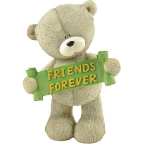 تماثيل الدب الراتنج لطيف يحمل أفضل راية الأخ الزينة هدية عظيمة لأخيك in Kuwait