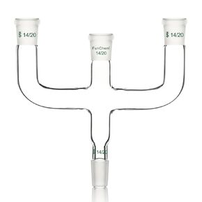 4-Way Claisen Distillation Adapter with 24/40 Joint
