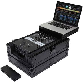 NEW BLACK LABEL™, EXTRA DEEP, LOW PROFILE GLIDE STYLE™, UNIVERSAL CASE FOR 10" FORMAT DJ MIXERS