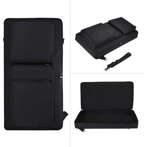 Multifunctional storage case, suitable for Pioneer DDJ-Flx6/SX/ SX2/ SX3 and other models of record players, portable adjustable shoulder strap large capacity storage bag