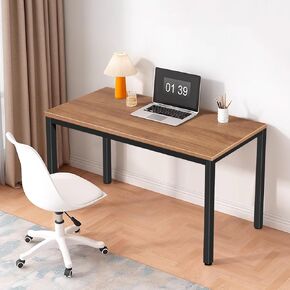 Bast Board Desk Computer Desk Office Table Standing Desk 30x59 Inches Computer Desks Home Desk Big Table with Metal Sturdy Frame Office Table Desk for Home Office or Gaming