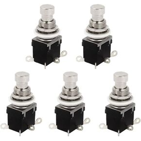 6Pins DPDT Latching Stomp Foot Switch Guitar AC 250V/2A 125V/4A