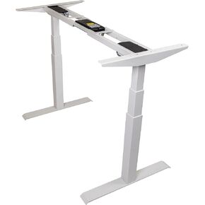 ApexDesk K Series 60" x 27" Electric Height Adjustable Standing Desk with LED Memory Controller (Gray)