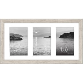 Americanflat 12x18 Collage Picture Frame with Shatter-Resistant Glass - Fits Two 8x10 Photos or One 12x18 Picture - Gallery Wall Frame Set - Signature Collection - Photo Frame for Wall Display – White