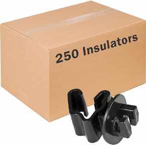 Zareba ITTB-Z T-Post Poly Tape Insulator, 25 per Bag