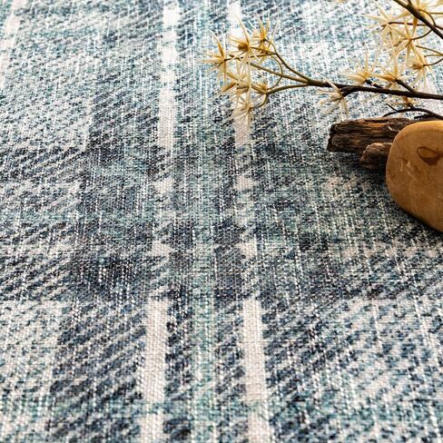 سجادة باب قابلة للغسل من DECOMALL NELE مقاس 2x3، سجاد صغير منقوش حديث غير قابل للانزلاق للمدخل، أصفر 24x36 بوصة in Kuwait