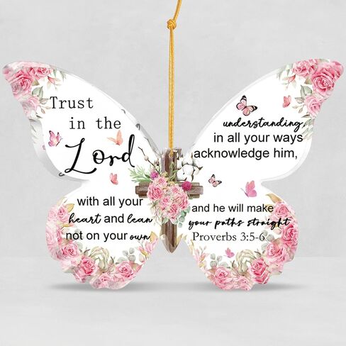 علامة اقتباس ملهمة ديكور زينة عيد الميلاد - اقتباس التخرج خلفك، كل لوحة ذكرياتك - هدايا عيد الميلاد للنساء - تذكار علامة أكريليك على شكل فراشة in Kuwait