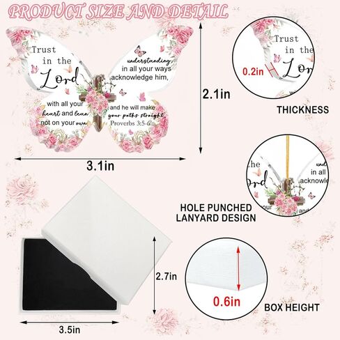 علامة اقتباس ملهمة ديكور زينة عيد الميلاد - اقتباس التخرج خلفك، كل لوحة ذكرياتك - هدايا عيد الميلاد للنساء - تذكار علامة أكريليك على شكل فراشة in Kuwait