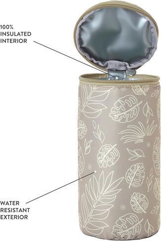 حقيبة زجاجات معزولة من تويلفي ليتل، حقيبة تبريد زجاجات الأطفال المحمولة، سخان زجاجات عملي للسفر وأثناء التنقل، حقيبة تخزين حليب الأم مع علبة ثلج، يجب اقتناء الرضاعة الطبيعية، ستار لينين in Kuwait