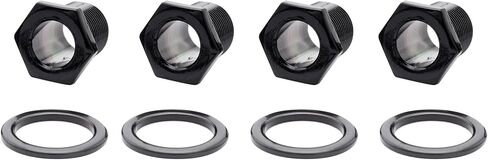 Musiclily Pro 15mm Bass Tuner Bushings and 19mm Washer for Electric Bass Sealed Tuning Pegs Machine Heads, Chrome (Set of 4) in Saudi Arabia