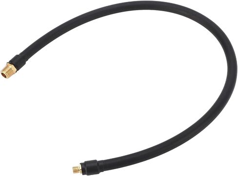 Tire Inflator Hose, Rubber Double Head Air Pump Tire Inflation Hose Air Compressor Hose Tire Inflation Connection for Inflation (3.28ft Tube) in Saudi Arabia