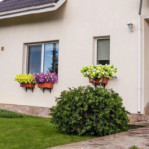 14 Bundles Artificial Daisy Flowers, Fake Silk Daisy UV Resistant Faux Plastic Greenery Shrubs Plants for Indoor Outdoor Hanging Planter Home Garden Wedding Porch Window Decor in Saudi Arabia