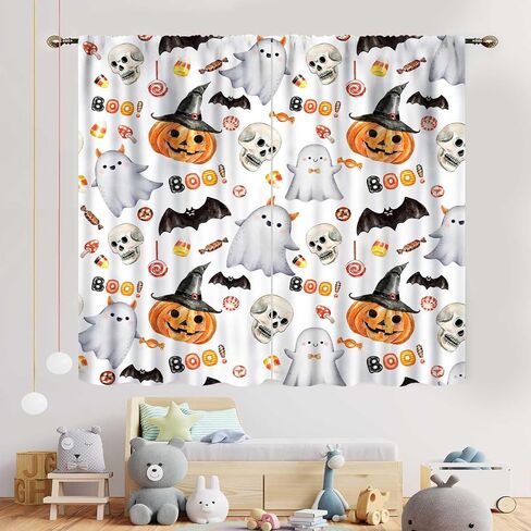 Goth Curtains for Bedroom, Spooky Moody Dead Moth Black Floral Witchy Gothic Mysterious Butterfly Skull Trippy Aesthetics Art Print Gray Window Drapery for Bedroom Living Room 2 Panels, 42"x45" Inch in Saudi Arabia