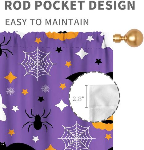 Goth Curtains for Bedroom, Spooky Moody Dead Moth Black Floral Witchy Gothic Mysterious Butterfly Skull Trippy Aesthetics Art Print Gray Window Drapery for Bedroom Living Room 2 Panels, 42"x45" Inch in Saudi Arabia