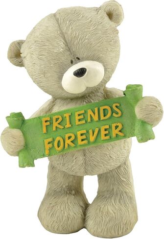 تماثيل الدب الراتنج لطيف يحمل أفضل راية الأخ الزينة هدية عظيمة لأخيك in Kuwait