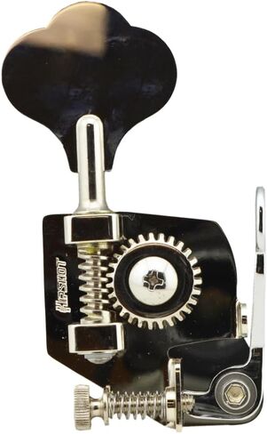 Hipshot BT7 Bass Xtender Bass Side Nickel Clover Key - حزمة 20700N مع قطعة قماش تلميع Lumintrail in Kuwait