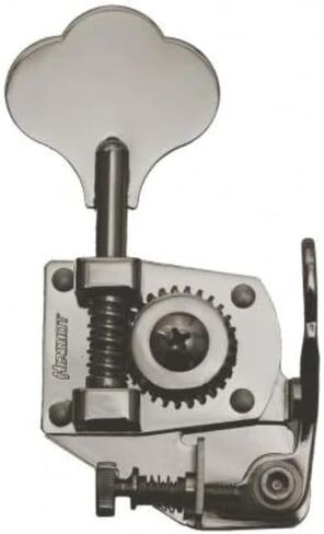 Hipshot BT7 Bass Xtender Bass Side Nickel Clover Key - حزمة 20700N مع قطعة قماش تلميع Lumintrail in Kuwait