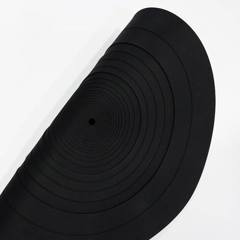 sdroceRyaM حصيرة طبق القرص الدوار مقاس 12 بوصة من السيليكون مسجل الفينيل LP Slipmat المضادة للانزلاق حصيرة عالمية لجميع مشغلات تسجيل الفينيل، أسود in Kuwait