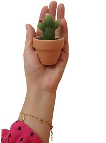 Succulent Candles, Novelty Cactus Tealight Candle Baby Shower Candle Decorations for Party Favors Terrarium Cacti candels Home Decor… in Saudi Arabia