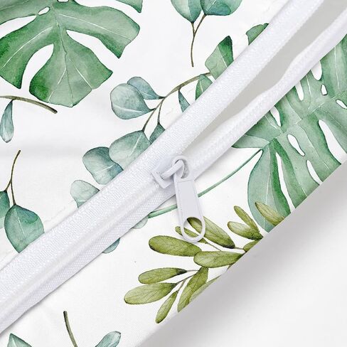 2 Pcs Wet Bag, Wet Dry Bag, Wet Bag for Swimsuit, Travel, Beach, Pool, Diapers, Dirty Yoga Gym Clothes, Toiletries, Makeup Bag, Eucalyptus Palm Leaves Print Tropical Plant Birthday Gift. in Saudi Arabia