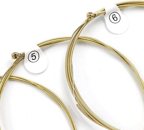 أوتار جيتار نحاسية أوتار جيتار صوتية.012-.053 أوتار جيتار صوتية مكونة من 6 أوتار و3 اختيارات جيتار وأداة تغيير سلسلة واحدة in Kuwait