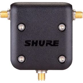 Shure GLX-D+ Dual Band RSMA Dual Band Passive Antenna Splitter - Splits an Incoming Signal into Two Outgoing Signals, Allowing Two GLXD4R+ Receivers to Share a Single Pair of Antennas (UA221DB-RSMA)