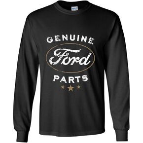 Genuine Ford Parts Long Sleeve T-Shirt Distressed Ford Logo Tee