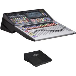 PreSonus StudioLive 32SC Series III S 32 قناة خلاط رقمي ثانوي / مسجل / حزمة واجهة مع غطاء وحدة التحكم PreSonus StudioLive 32 Series III (أسود) in Kuwait