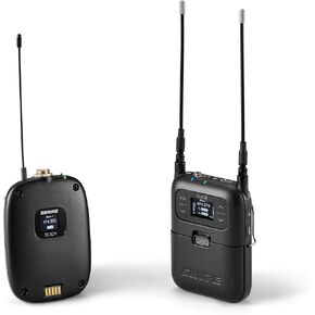 Shure SLXD15 Portable Digital Wireless Bodypack System with SLXD1 Bodypack Transmitter, SLXD5 Single-Channel Portable Receiver (No Microphone Included) | G58 Band (470-514 MHz)