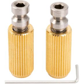 Wilkinson Guitar Bridge Inserts and Studs for Wilkinson WVP Tremolo, Original Color (Set of 2)