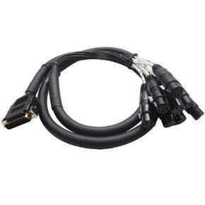 Seismic Audio - SA-DB8XF3 - DB25-8 Channel XLR Female 3 Foot D-Sub Snake Cable Patch Bay Interface Modular Cable