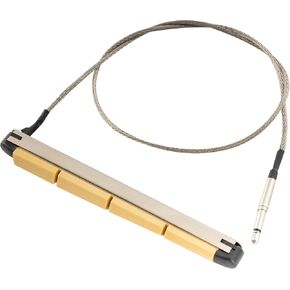 Musiclily Basic Transducer Under Bridge Saddle Ceramic Piezo Pickup for 4-String Acoustic Bass, 84mm×6mm