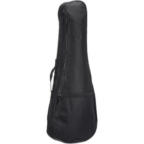 MECCANIXITY Ukulele Case 21 Inch Ukulele Bag Single Shoulder Backpack with Adjustable Straps Black