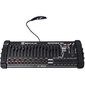 Rockville ROCKFORCE 384 Channel Fog DMX Lighting MIDI Control
