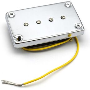 Bass Guitar Pickups Neck or Bridge Pickup Replacement Parts for 4 String Sidewinder Bass Guitar Chrome