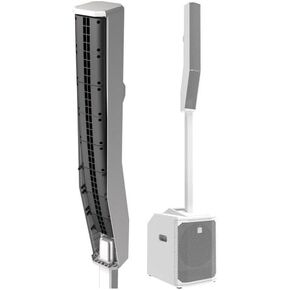 Electro-Voice EVOLVE 50M مضخم صوت محمول 1000 وات ومجموعة مكبرات صوت عمودية مع بلوتوث (أبيض) in Kuwait