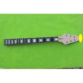 Yinfente Electric Guitar Neck 22 fret 25.5inch Guitar Replacement Mahogany Rosewood Fretboard Block Inlay for Flying V shape guitar necks