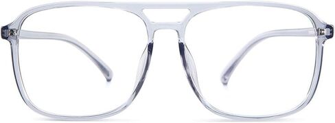 Aviator Reading Glasses for Women Men TR90 Square Blue Light Standard Anti-Reflective Coating Readers in Saudi Arabia