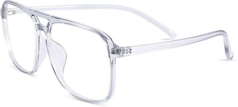 Aviator Reading Glasses for Women Men TR90 Square Blue Light Standard Anti-Reflective Coating Readers in Saudi Arabia